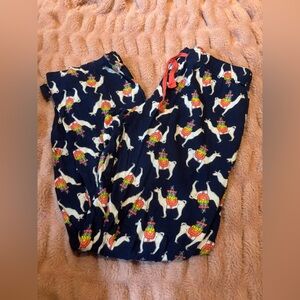 Old Navy Navy Blue Pajama Pants with Llama Print